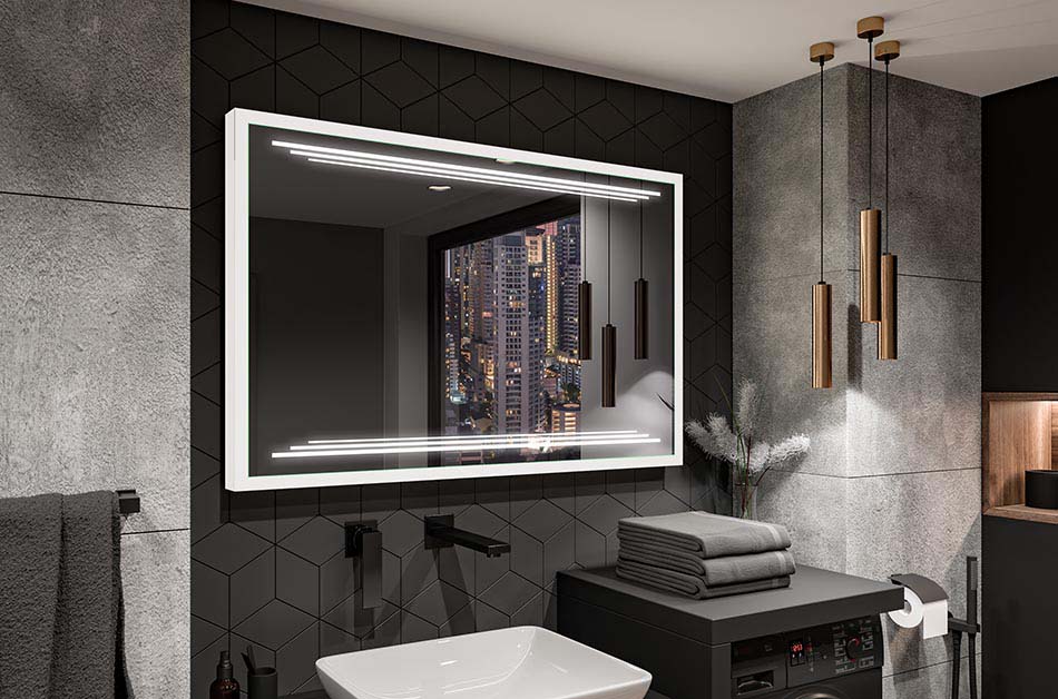 A mirror with a black frame, a mirror with a wooden frame? Choose from six frame colours! Check out what will suit your room!