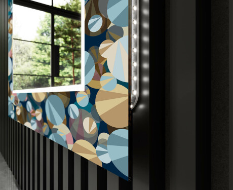 Backlit Decorative Mirror For The Hallway - Ball #11