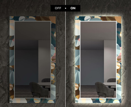 Backlit Decorative Mirror For The Hallway - Ball #7
