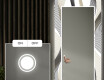Backlit Decorative Mirror For The Hallway - Waves #4