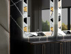 Backlit Decorative Mirror For The Dining Room - Marble Pattern #11