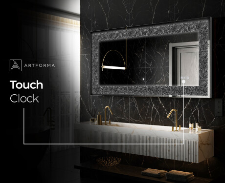 Backlit Decorative Mirror - Dark Elegance #7
