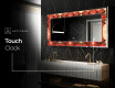 Backlit Decorative Mirror - Fiery Reflections #8