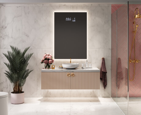 Full length hallway mirror backlit LED L58 #4