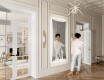 Long wall hallway mirror backlit LED L77 #5