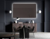 Rounded ornate mirror on wall L171 #4